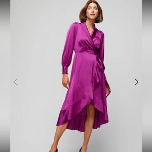 White House Black Market Satin Dress